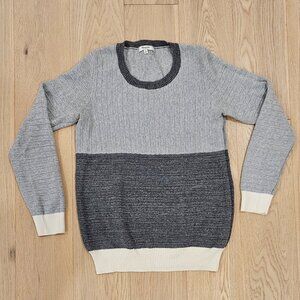 Madewell 100% cotton Colour and Texture block sweater